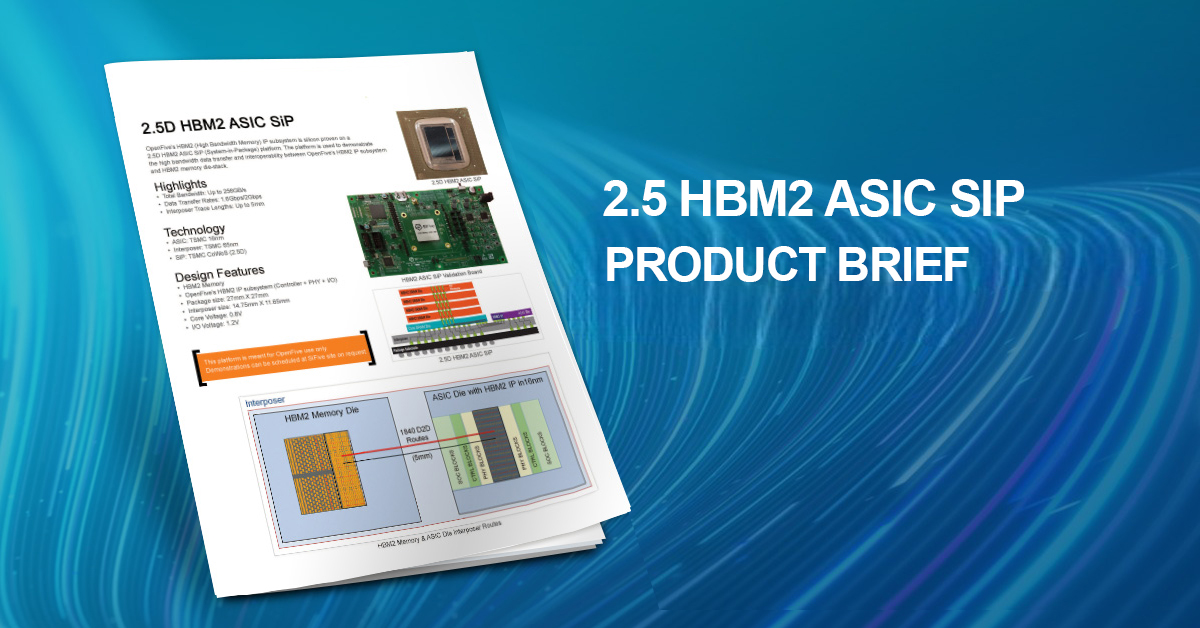 2.5 hbm2 asic sip Product Brief