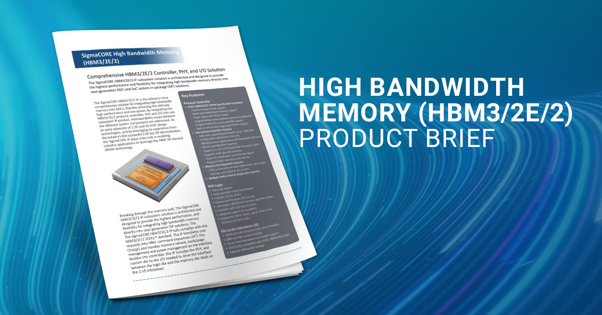 High-bandwidth memory (HBM) options for demanding applications.